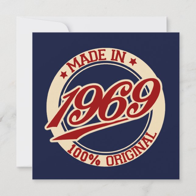 Carte Fait En 1969 (Devant)