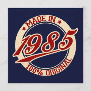Carte Fait En 1985