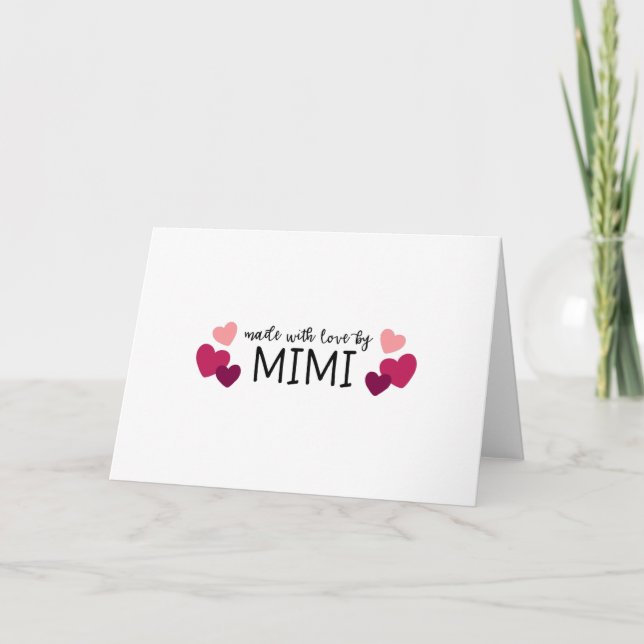 Carte Fait par Mimi (Devant)