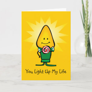 Carte faite sur commande de lumière de Noël de