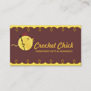 Carte faite sur commande de poussin de crochet de