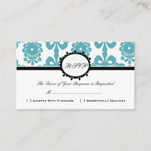 Carte faite sur commande vintage de réponse de