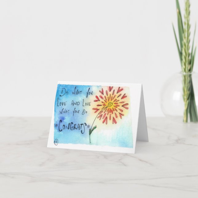 Carte Faites ce que vous aimez… (Devant)