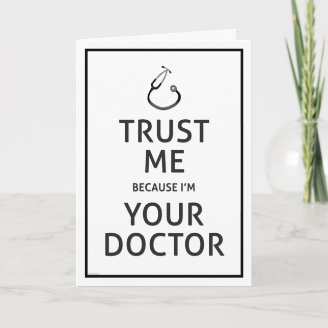 Carte Faites-moi confiance de jour des médecins nationau (Devant)