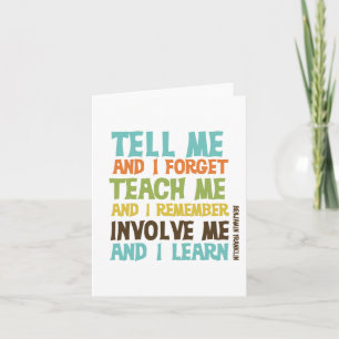 Carte Faites- participermoi citation inspirée
