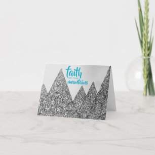 Carte "Faith Can Move Mountains"