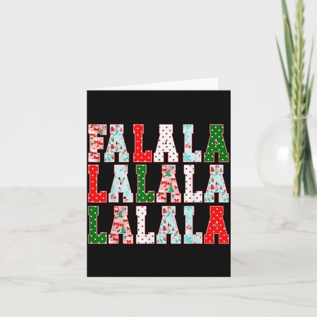 Carte Falala Christmas Party Xmas Graphics Family Pajama (Devant)