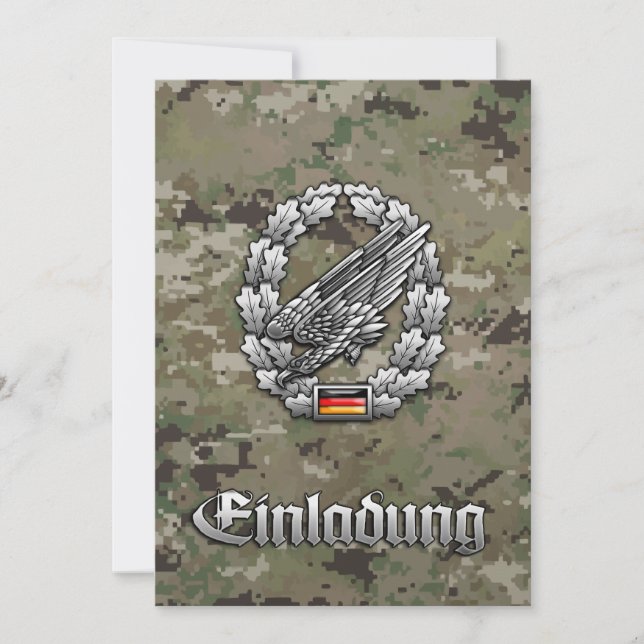 Carte Fallschirmjägertruppe (Devant)