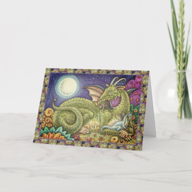 CARTE FAMILLE DRAGON NEXT GENERATION WHIMSY IMAGINAIRE B (Devant)