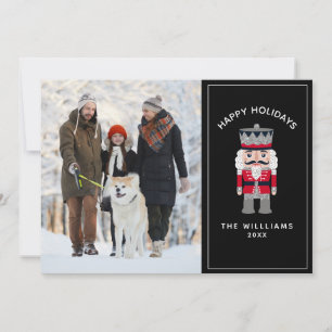 Carte Famille mignonne Noël Photo Hoiday Nutcracker