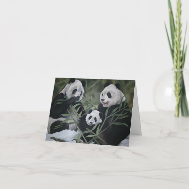 Carte Famille Panda (Devant)