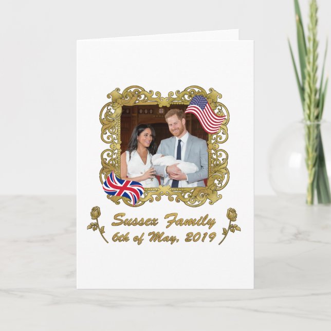 Carte Famille Sussex (Devant)