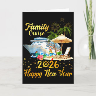Carte Family Cruise 2026 Happy New Year 