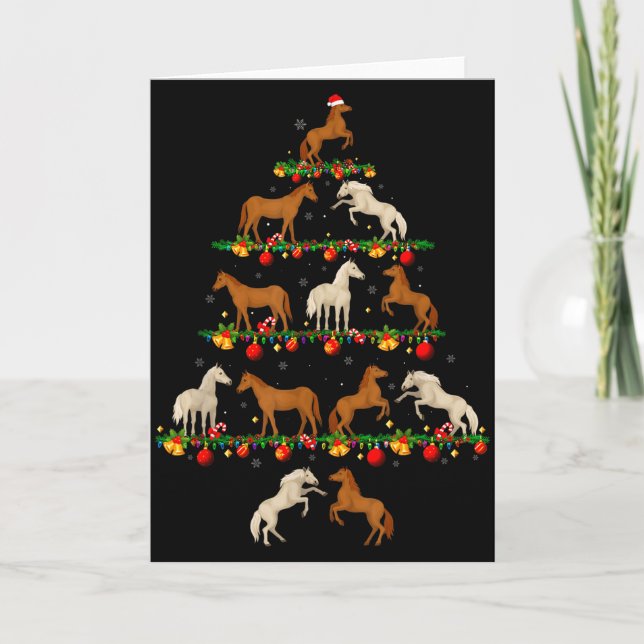 Carte Family Pajama Sets Christmas Matching Horse Xmas T (Devant)