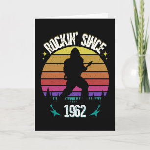 Carte Fan de rock depuis 1962 Amoureux de Bigfoot Music