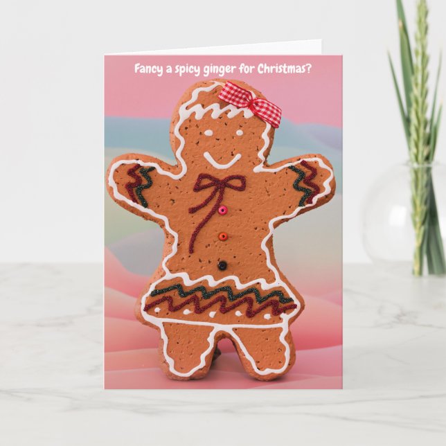 Carte Fancy a spicy ginger for Christmas? (Devant)