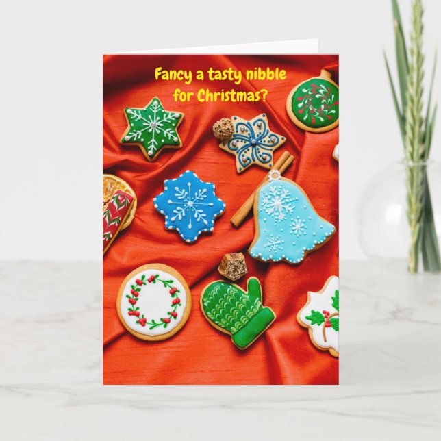 Carte Fancy a tasty nibble for Christmas? (Devant)