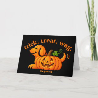 Carte fantaisiste Halloween Jack-O-Lantern pour am
