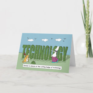 Carte Fantastique coupe la haie de la technologie Joyeux