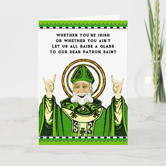 Carte Fantastique Saint Patrick's Day (Devant)