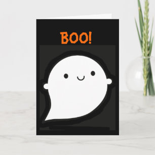 Carte Fantôme éffrayant de Wooky Halloween