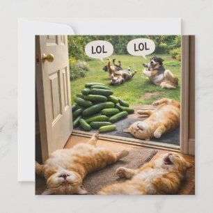 Carte Farce aux concombres à l'envers