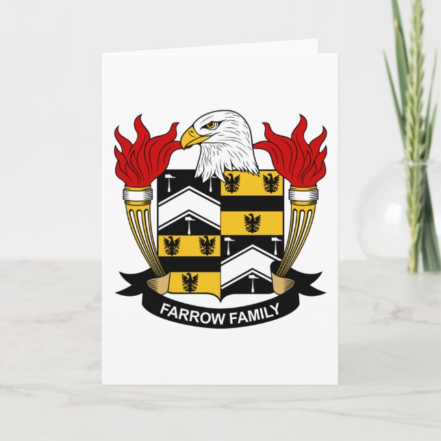 Carte Farrow Family Crest (Devant)
