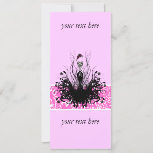 Carte Fashion Diva Invitations, Flyers et Stickers