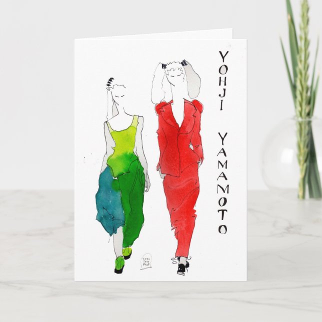 Carte Fashion Illustration (Devant)