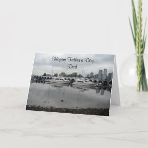 Carte Father's Day Boating Scene