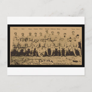 Carte Fatima Tabac 1913 New York Giants Imprimer
