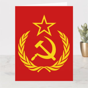 Carte Faucille Et Marteau, URSS, CCCP, Communisme