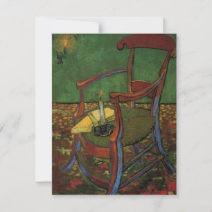 Carte Fauteuil de Paul Gauguin par Vincent van Gogh