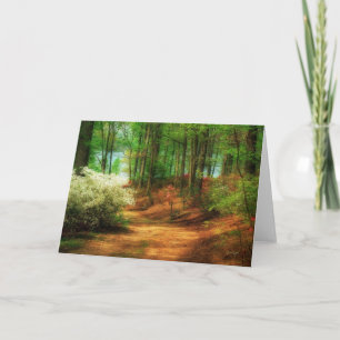Carte Favorite Path - Blank Verse Greeting Card