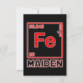 Carte Fe Maiden Iron Element FE Parodie