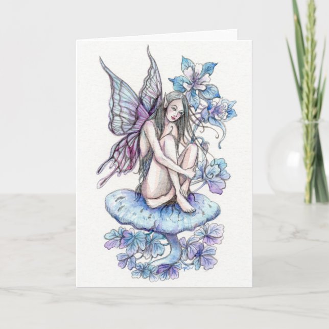 Carte Fée bleue (Devant)
