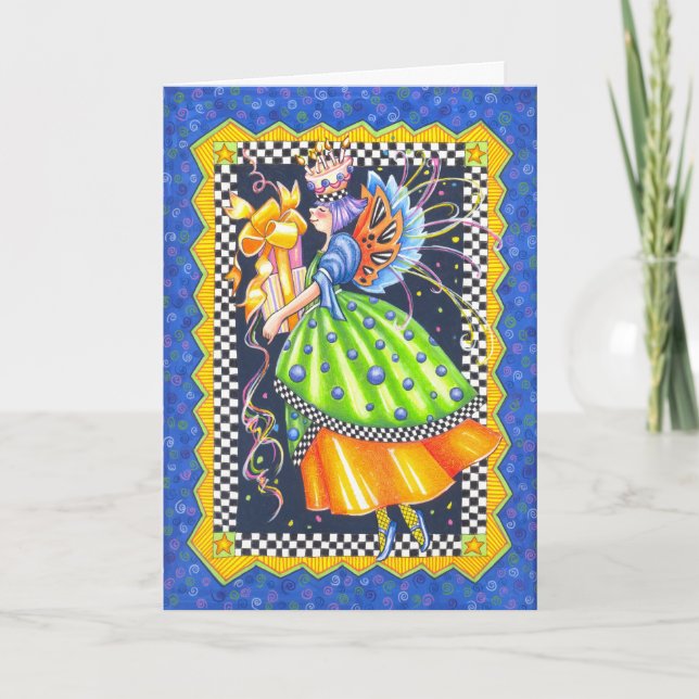 Carte fée d'anniversaire (Devant)