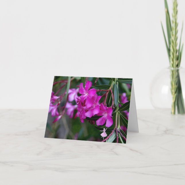 Carte Fée rose d'ombre d'oléandre (Devant)