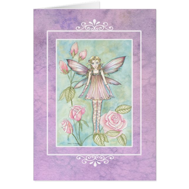 Carte Fée Rose par Molly Harrison (Devant)