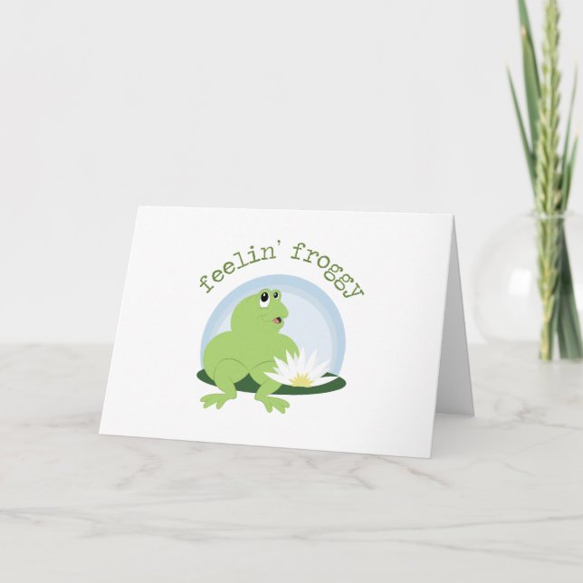 Carte Feelin Froggy (Devant)