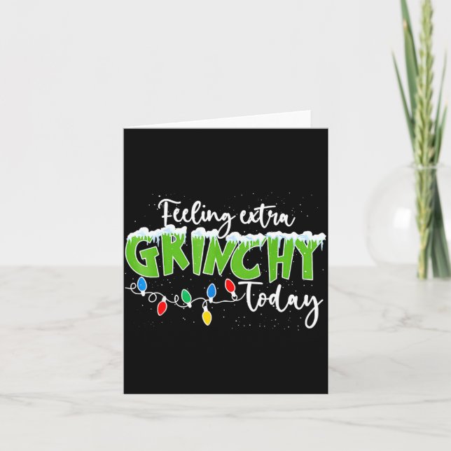 Carte Feeling Extra Today Funny Christmas 2025  (Devant)
