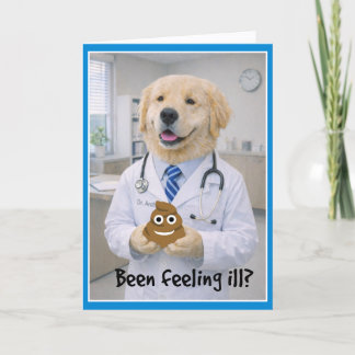 Carte Feeling ILL Get Well Card POC-1