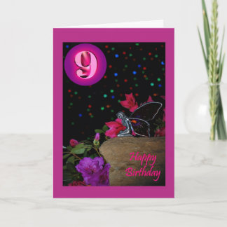 Carte Féerie féerique de joyeux anniversaire neuf 9èmes