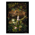 Carte féerique magique de chute