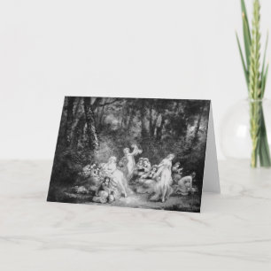 Carte Fées vintages Dans Le Fairycore Woods