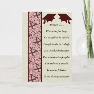 Carte Felicitacion de Graduacion