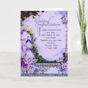 Carte Félicitation pour le mariage