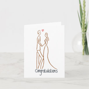 Carte Félicitation pour le mariage
