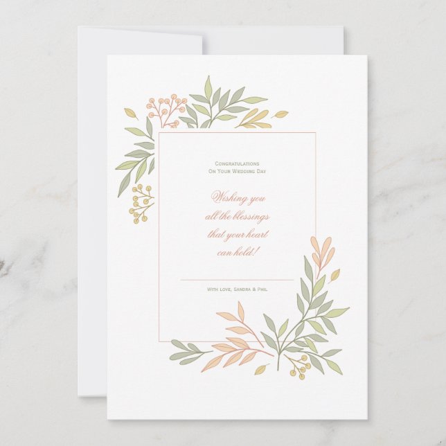 Carte Félicitations (Devant)