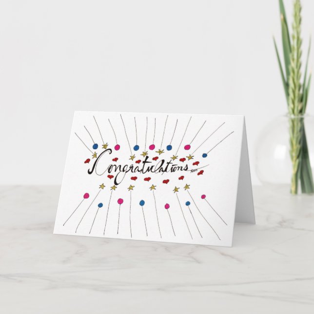 Carte Félicitations (Devant)